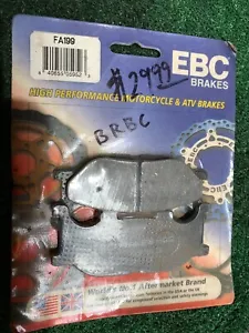 Motorcycle brake pads EBC FA199 Yamaha XVS FZ600 XV250 - Picture 1 of 1