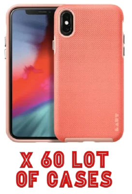 LOTE AL POR MAYOR DE 60 x Funda Protectora LAUT SHIELD iPhone XS / X Fundas Resistentes NUEVA Foto 1 de 4
