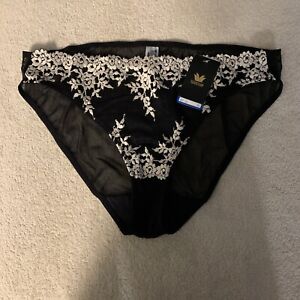 Wacoal Embrace Lace Bikini Pantie Size XL in (Black) Msrp  $27.