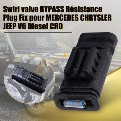 Swirl BYPASS Resistance Fits MERCEDES V6 Diesel CHRYSLER JEEP DODGE OM642 US - Image 1 of 4