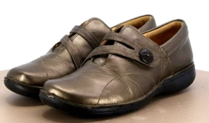 Clarks Unstructured Single Stay Women's Mary Jane Loafers Shoes Size 8 Copper - Picture 1 of 11