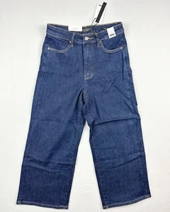 JUDY BLUE Jeans Crop Flare Wide Leg Tummy Control Size 7 Womens - New with Tags - Picture 1 of 8