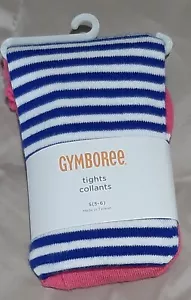 Nuevas con etiquetas medias a rayas y anclaje Gymboree talla pequeña 5-6 o grande 10-12 - Imagen 1 de 3