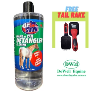Dr Show Mane & Tail Detangler 1L - For horses - Inc TAIL RAKE and Freight - Picture 1 of 1