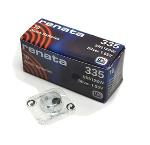 Renata Single Watch Battery Swiss Made Renata 335 or SR512SW 1.55V - Picture 1 of 6