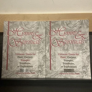 Hymns & Spirituals Virtuosic Duets FLUTE  &TRUMPET EDITION Douglas Smith - Picture 1 of 11
