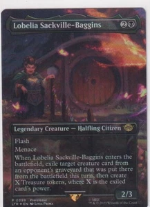 MTG - LORD OF THE RINGS - LOBELIA SACKVILLE-BAGGINS - BORDERLESS NM - P 0399 - Picture 1 of 1