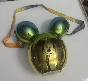 Disneyland Parks Adventure Mickey Mouse Metallic Ombre Popcorn Bucket Balloon 23 - Picture 1 of 4