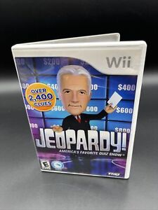 Jeopardy! (Nintendo Wii, 2010) Cleaned, Tested, Complete in Box