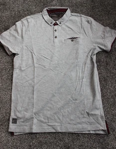 Camisa polo Dissident Airborn abotonada gris talla M - Imagen 1 de 6