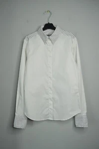 MCQ Alexander Mcqueen Damen Gestreiftes Baumwollhemd mit Knopfleiste Größe IT... - Bild 1 von 13