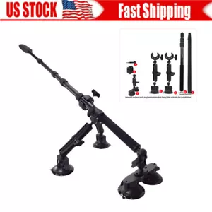 Car Suction Cup Mount with Selfie Stick For Insta360 One R X2 X3 RS Camera US - Picture 1 of 10