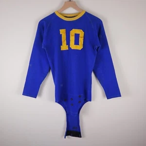 60s Sand Knit College Athletic Supply Co Button Crotch Football Jersey Size 38 - Bild 1 von 23