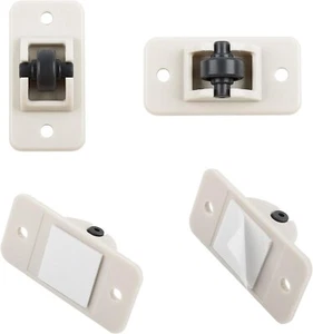 Self-Adhesive Plastic Mini Castor Wheels (4 pack) Strong Small Casters 23x47mm - Picture 1 of 1