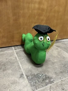 Autograph Graduation Plush Bookworm, (Brand New) - Picture 1 of 3