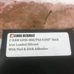 Microondas Cuming C Ram GDSS-060/PSA 0.060" Hierro Cargado Silicona - Imagen 1 de 3