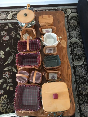 Vintage Handmade LONGABERGER Baskets 1990s YOU CHOOSE Dresden, OH USA Cover