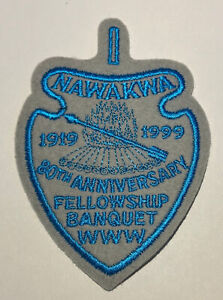 OA Lodge 3 Nawakwa 80th Anniversary Banquet   Boy Scout Patch RC3