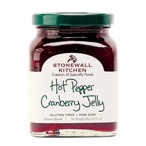 Stonewall Kitchen Hot Pepper Cranberry Jelly 12.75 oz Spicy Tart Flavor - Picture 1 of 6