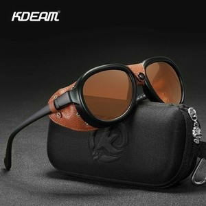 glasses with leather side shields