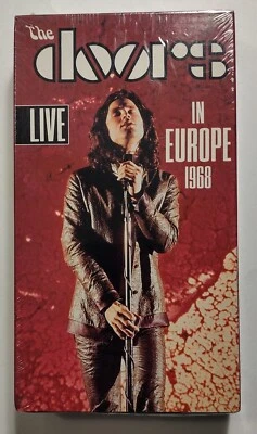 The Doors Live in Europe 1968 VHS Video Tape Watermarks Cinemax Concert Footage Foto 1 de 4
