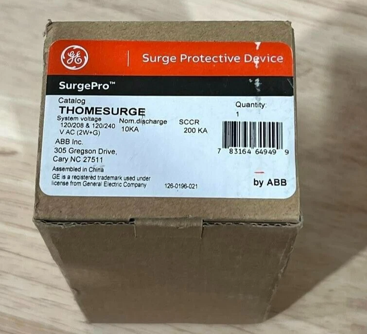 NEW GE ABB Thomesurge Whole Home Surge Protection Device Whole House Protector - Image 1 of 1