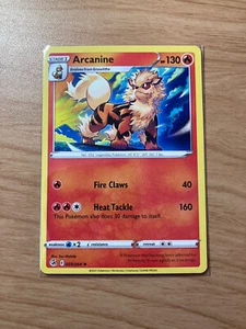 Arcanine 033/264 - Swsh08: Fusion Strike - Regular Rare - Pokemon TCG 2021 - Picture 1 of 3