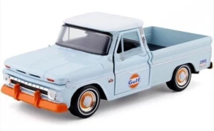 MOTOR MAX, CHEVY C10 Fleetside Pickup 1966 GOLFO, 1/24, MMX79648 - Foto 1 di 3