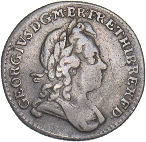 1726 Sixpence - George I British Silver Coin - Nice - Picture 1 of 2