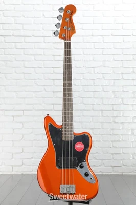 Squier Affinity Series Jaguar Bass H - Metallic Orange, Sweetwater Exclusive - Image 1 of 4