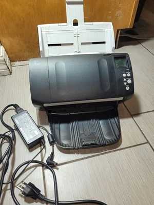 Fujitsu Fi-7160 Document Scanner High-Speed with Trays Digital Document Storage - Image 1 of 4