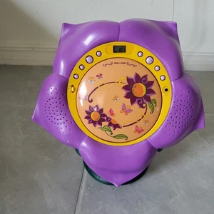 Disney Tinker Bell Fairy Viola Fiore Farfalla Lettore CD Portatile Aux Funziona - Foto 1 di 11
