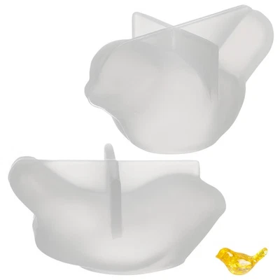  2 Pcs Gießform Happy Spring Kleine Vogel Silikonform Dekorationsform - Bild 1 von 2