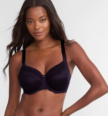 Sujetador Fantasie FL 6911 Copa Completa Soporte Lateral EE. UU. TALLA 36I Terciopelo Púrpura Foto 1 de 2