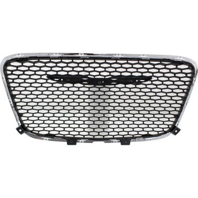 New Front Grille Assembly For 2015-2023 Chrysler 300 S Sedan Plastic Black Foto 1 de 4