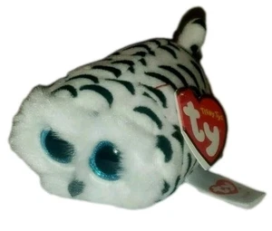 Ty Teeny Tys Beanie - NELLIE Owl Stackable 4" NEW MWMTs Plush Stuffed Animal Toy - Picture 1 of 8