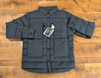 NEW Obermeyer Men's Explorer Down Shirt Jacket Size Small Blue Nights MSRP $249 - Image 1 of 4