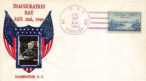 INAUGURACIÓN TRUMAN '49 - Crosby - USS Corduba AF-32 $100 CV - Imagen 1 de 1