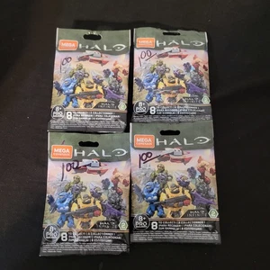 Menge 4 Mega Construx Halo Infinite Serie 2 Blind Bags Neu/Versiegelt/Zufälliges Spielzeug - Bild 1 von 15