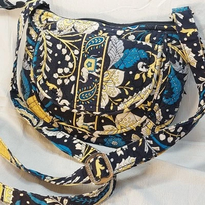 Cartera Bandolera Vera Bradley Ellie Azul Elefante Paisley Mini Frannie Retirada Foto 1 de 4