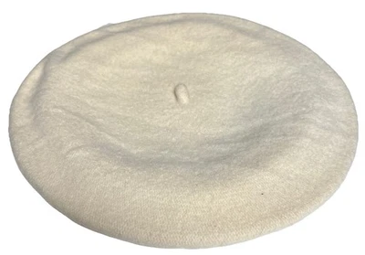 De Colección PRT Ultravasco 100% Lana Boina Sombrero Tam Hecho en República Checa Marfil Crema Foto 1 de 4