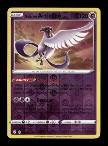 Holograma inverso Galarian Articuno raro SWSH07: Evolving Skies 063/203 LP Pokem - Imagen 1 de 2