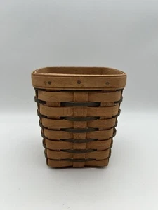 Vintage Longaberger Small Spoon Basket 6 in x 5 in Very Good Condition - Picture 1 of 5