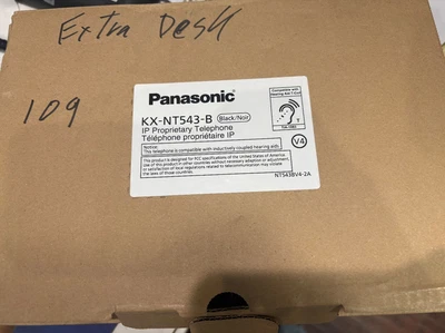 NEW - Panasonic KX-NT543 3-Line Backlit Display IP Phone - Image 1 of 3
