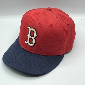 Sombrero rojo de malla ajustado vintage de los Medias Rojas de Boston New Era colección Diamond 7 3/8 - Imagen 1 de 13