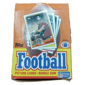 New 1988 Topps Football Wax Box 36 Packs Sealed Individual Packs Bo Jackson RC - Picture 1 of 7