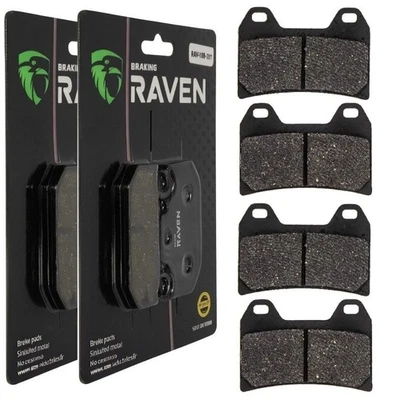 2 Kit plaquettes frein Av Ga et Av Dr Pour Suzuki GSX 1200 Inazuma brembo 320 de - Photo 1/3