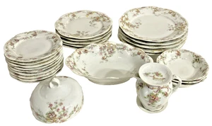 MIGNON Z.S. & Co. BAVARIA China - Pink Rose & Ribbon Pattern 27Piece Lot EUC - Picture 1 of 18