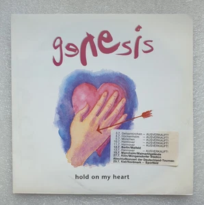 GENESIS: Hold On My Heart / Way Of The World - German 7" Single, with fact sheet - Picture 1 of 7