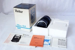 Vivitar 135mm F2.8 SMS Auto Teleobjektiv für Olympus OM Mount Neu in Box Selten - Bild 1 von 15